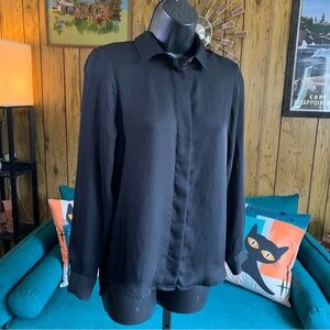 H&M Classic Black Dress Shirt